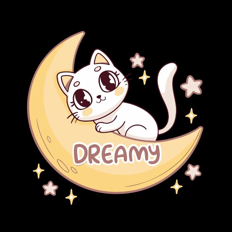 Dreamy Lunar Cat