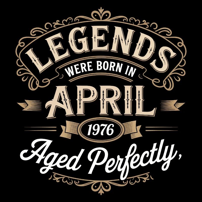 April 1976 Geburtstagsgeschenk Großartig seit April