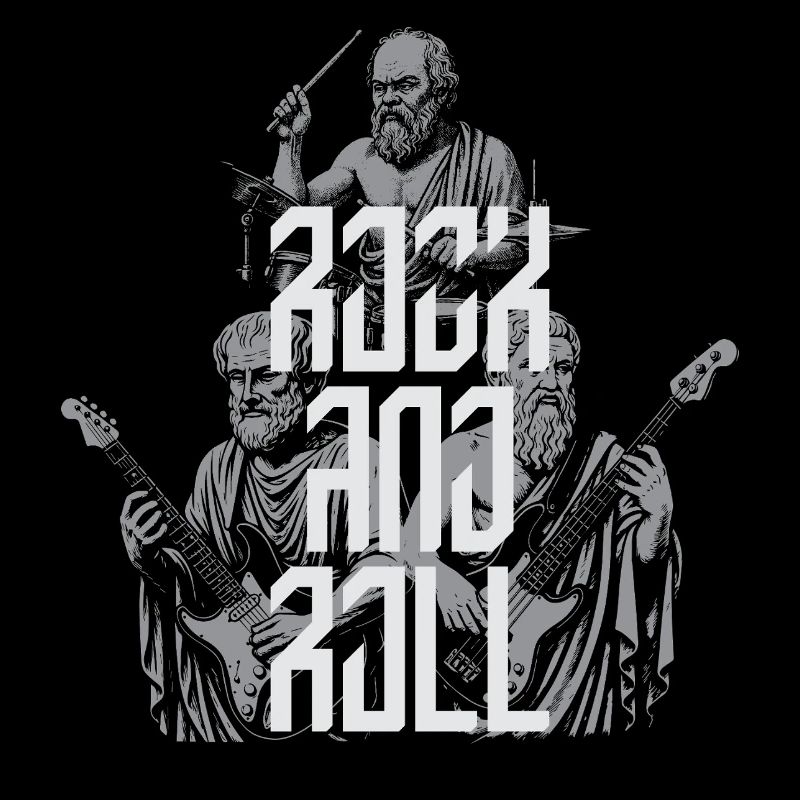 Classic Rock and Roll Ancient Philosopher Band T-S