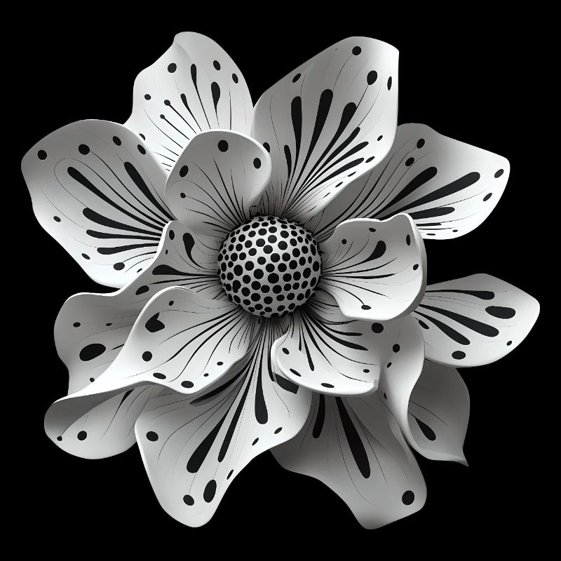 Fleur Edelweiss Abstrait