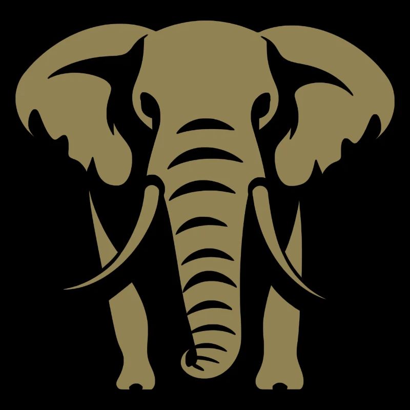 Silhouette d’éléphant