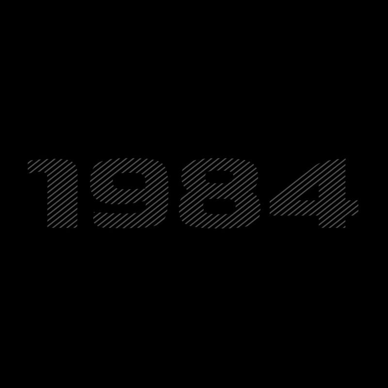 Geboren 1984 Retro Stripe Modernes Geburtstagsdesign