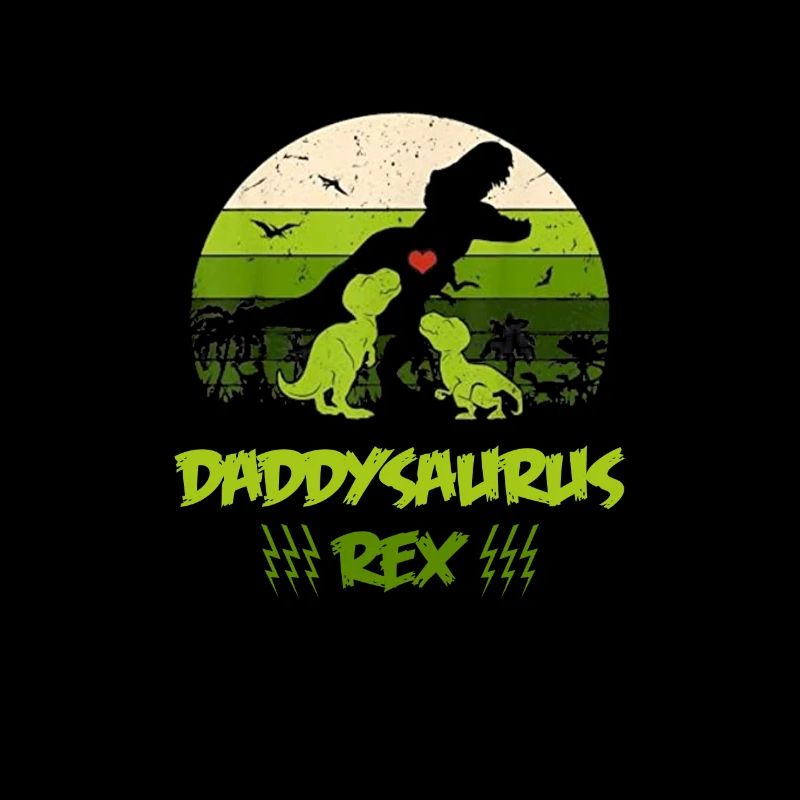 Daddysaurus Rex For Fathers Day Gift
