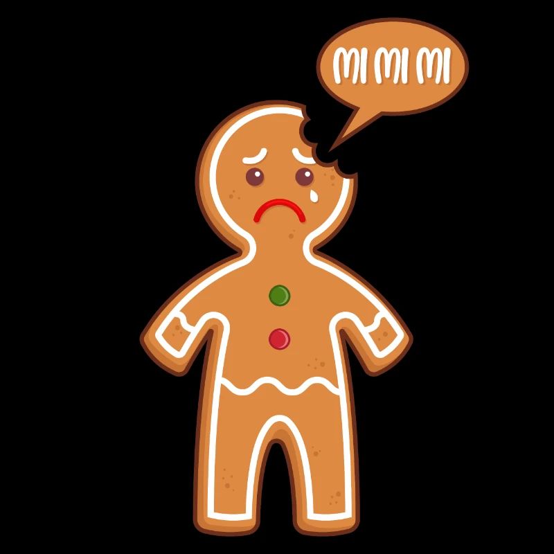 Lebkuchenmann Mimimi Mi Mi Mi Bäcker Gebäck Backen