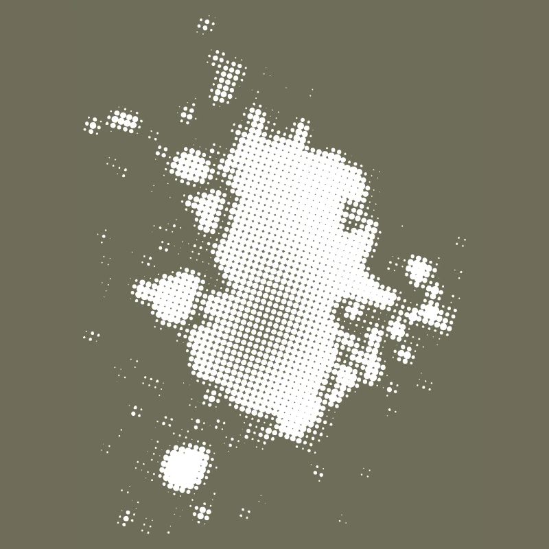 Flash, Dots Background Asymmetrical | rasterized