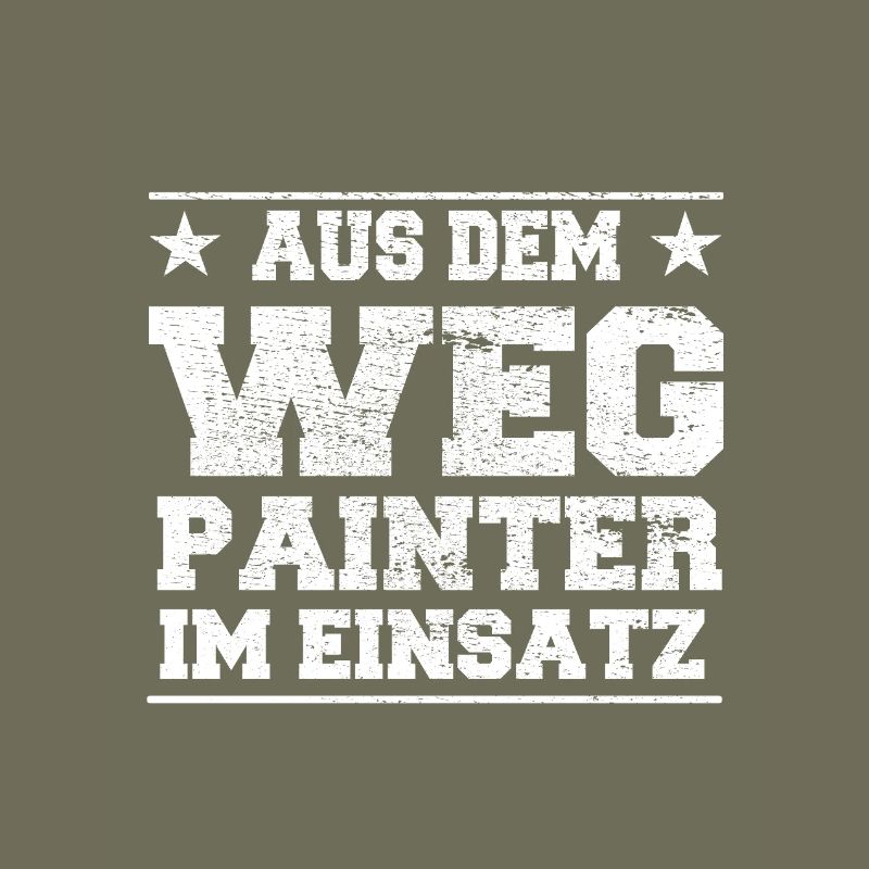 Aus dem Weg Painter im Einsatz Design