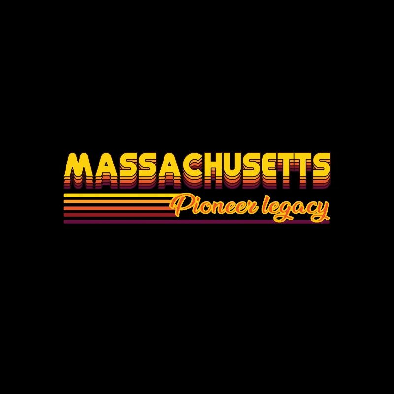 cool Massachusetts États-Unis États design