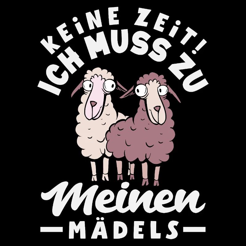 Pas le temps! Je dois aller vers mes filles – des moutons