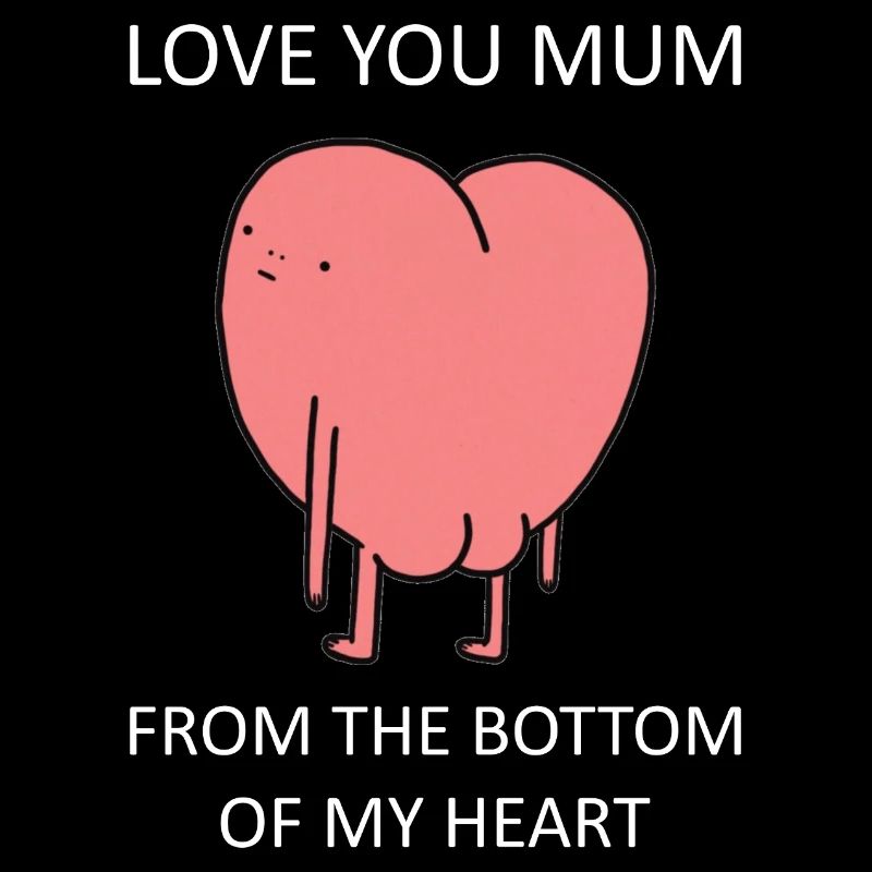 Love You Mum Heart Meme Muttertag