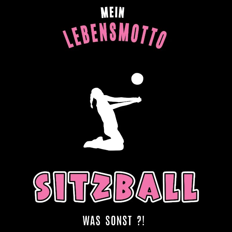 Sitzball Sitzballer Sitzballfan Sitzballspiel