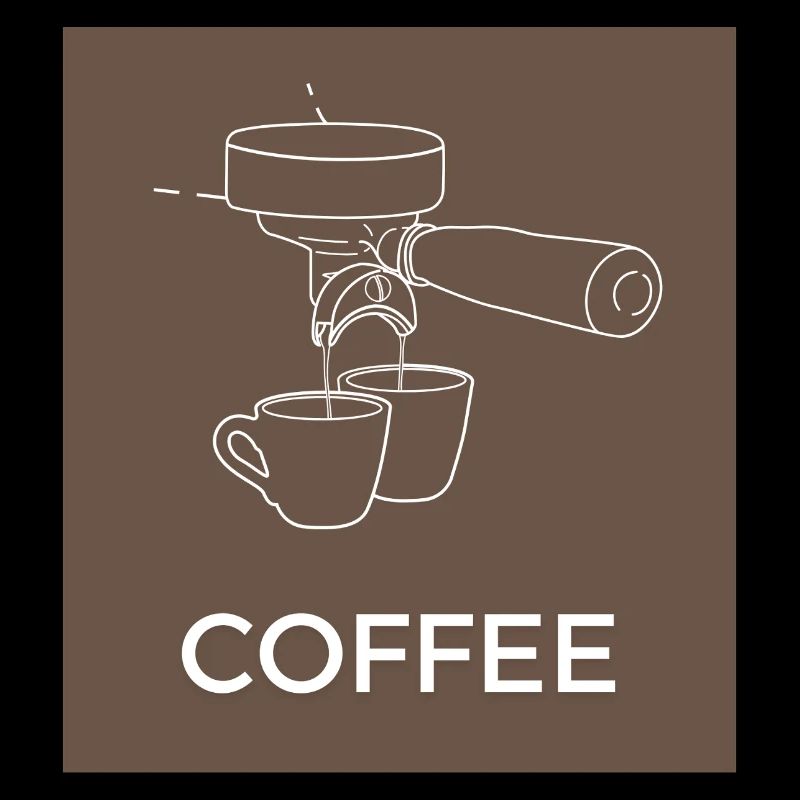 Machine à café Line art Café