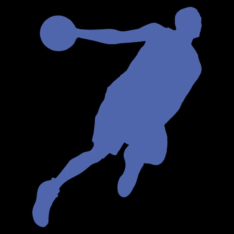 Basketballer-Silhouette, Dynamisches Sport-Design
