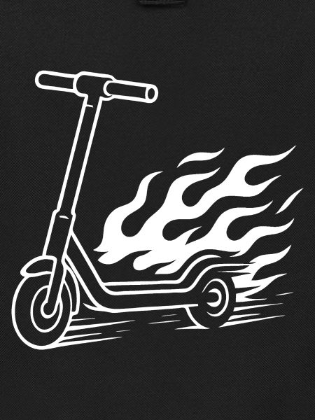 E-Scooter Design – Speed & Feuerschweif