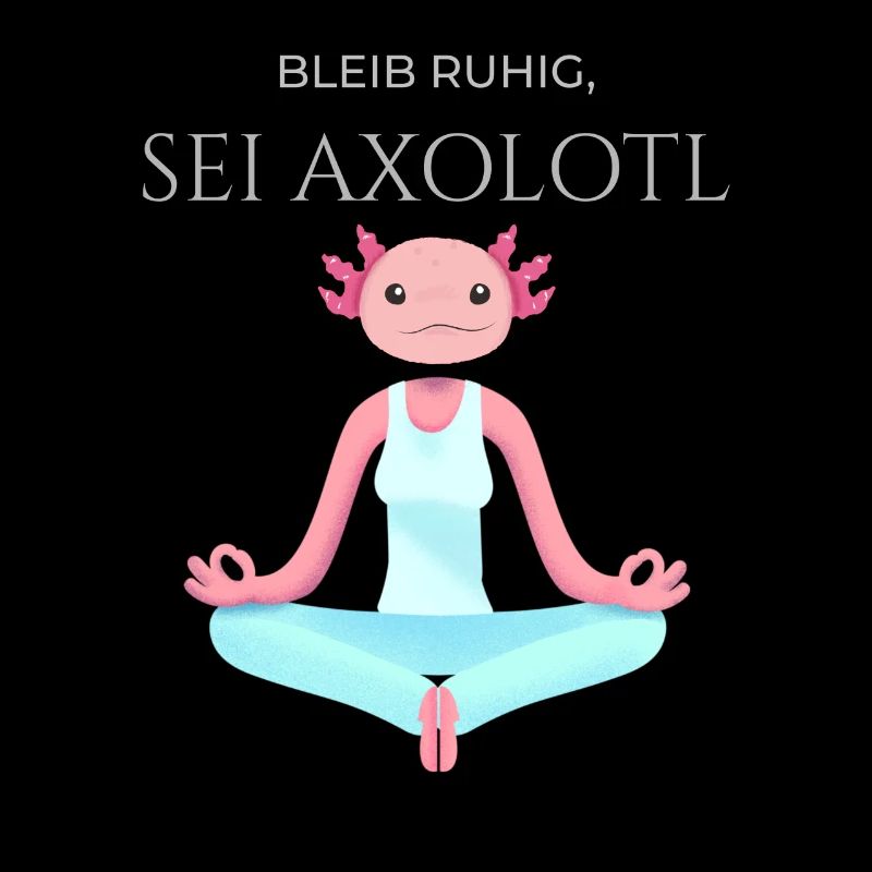 Bleib ruhig, sei Axolotl
