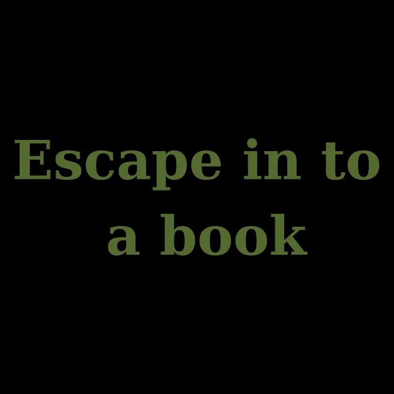 Évadez-vous dans un livre - Vert olive