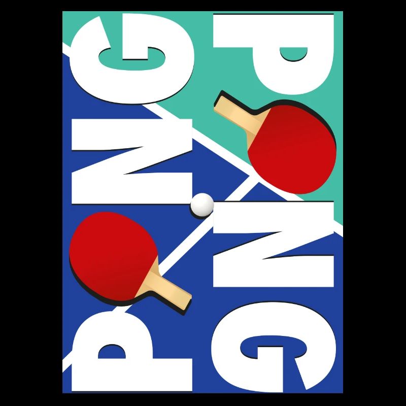 Ping Pong sports racket design