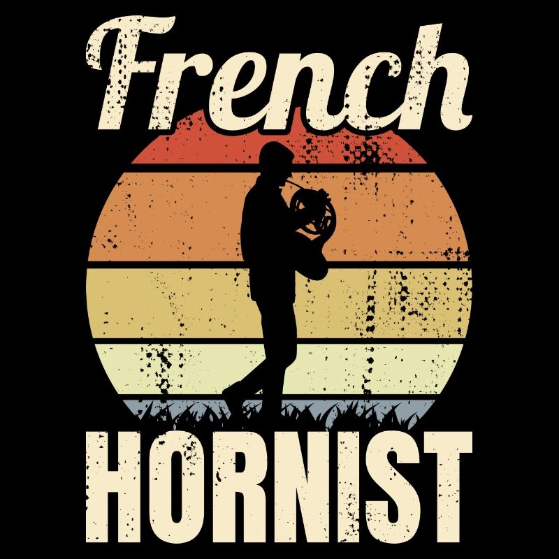 Corniste français look vintage