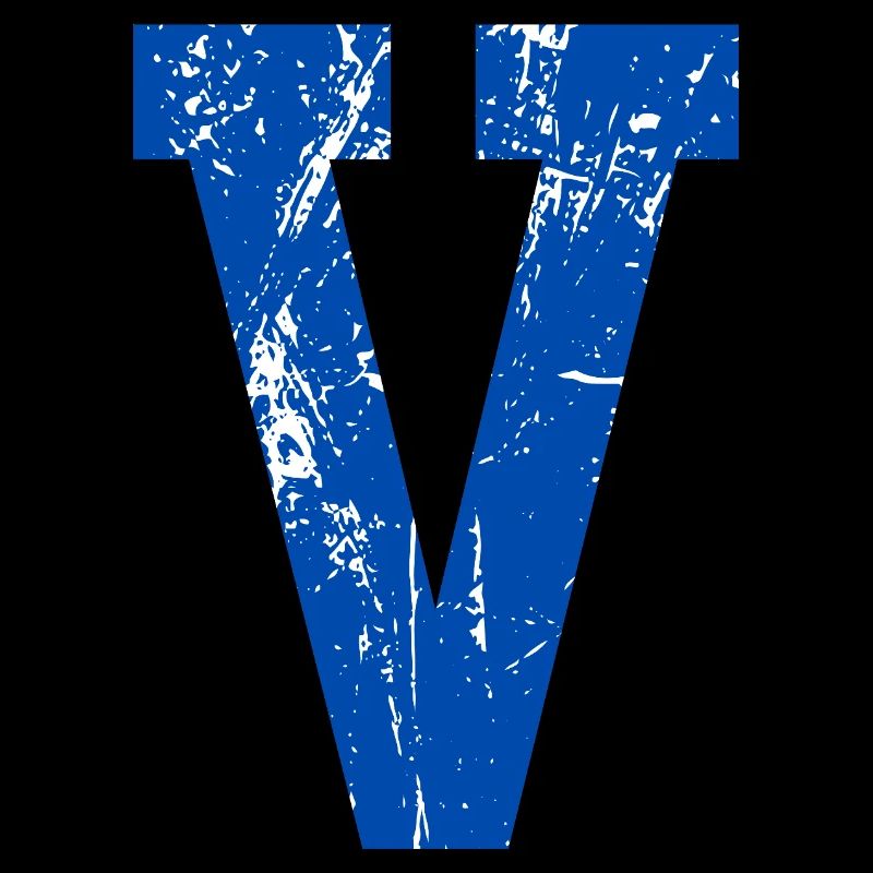Lettre v sport rétro 