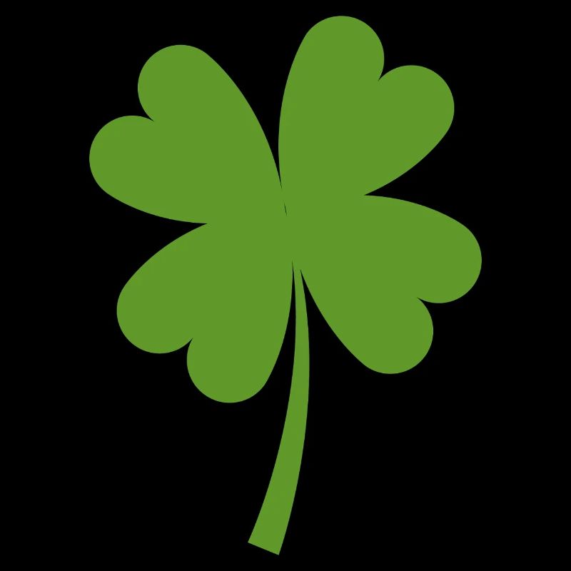 Massiver vierblättriger Klee