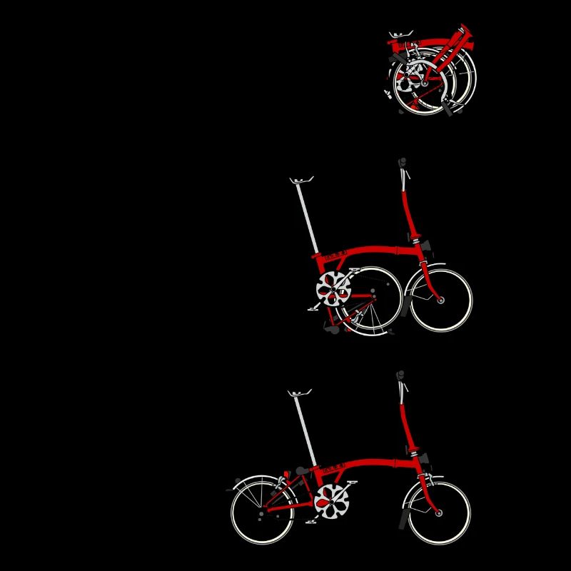 J'aime mon pliant Brompton vélo