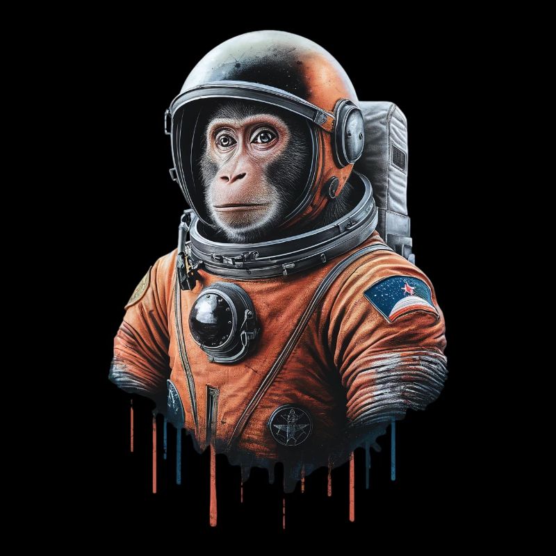 Space Adventure with a Monkey Astronaut