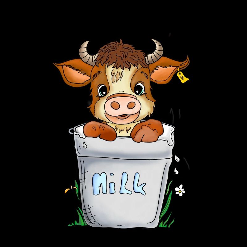 Cheerful cow