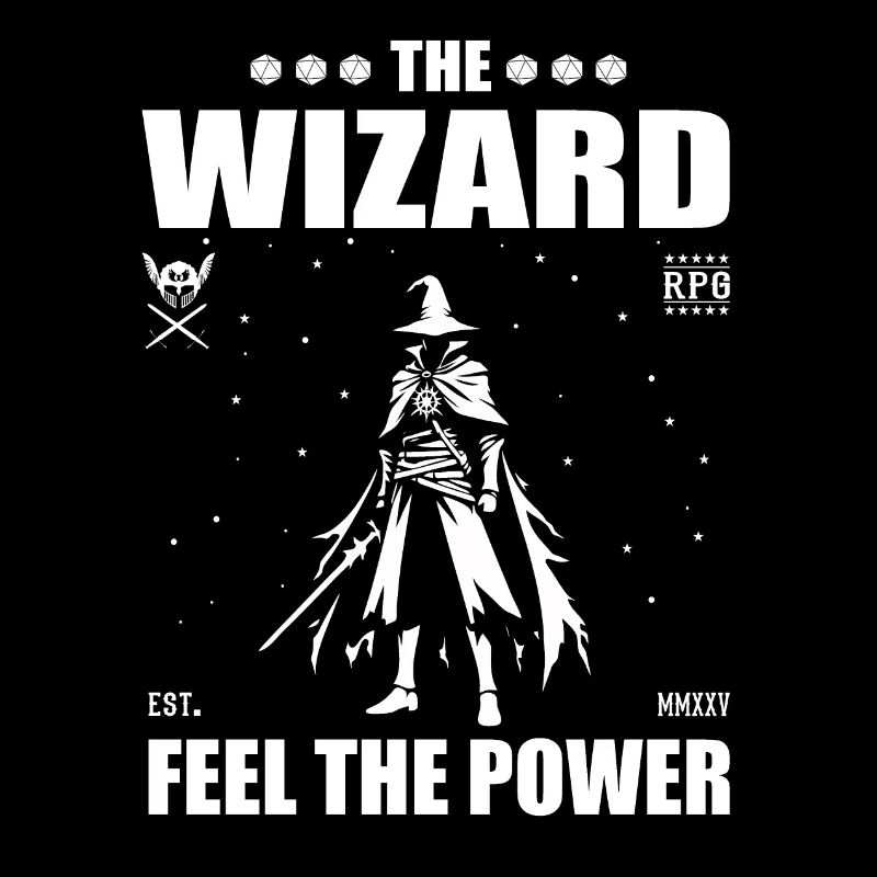 Wizard – feel the magic – the magician design
