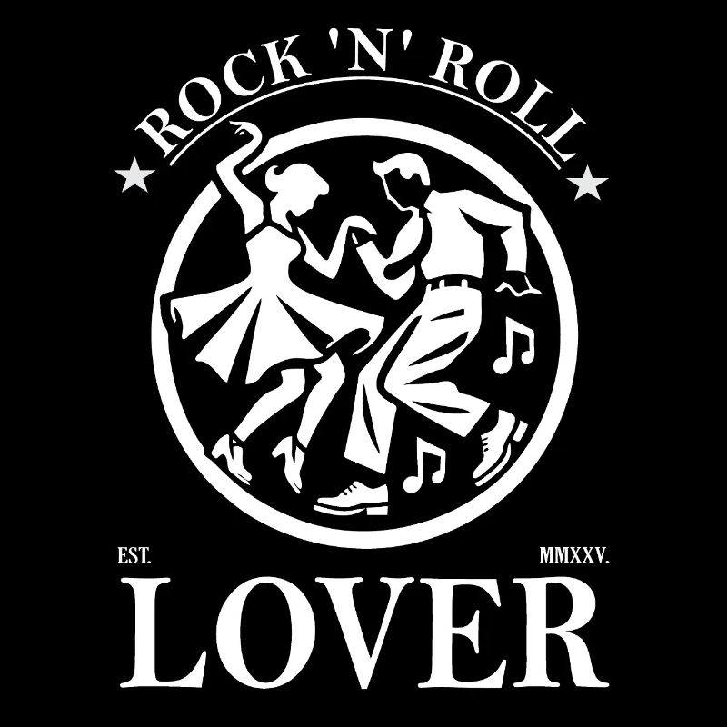 Rock'n'Roll Lover Design – Music and Dance