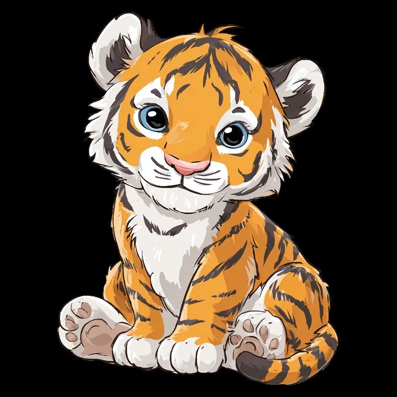 Cute Baby Tiger