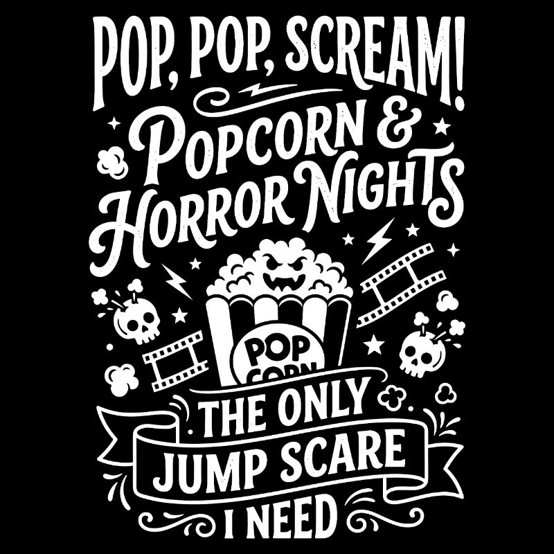Jump Scare Popcorn Nächte Shirt