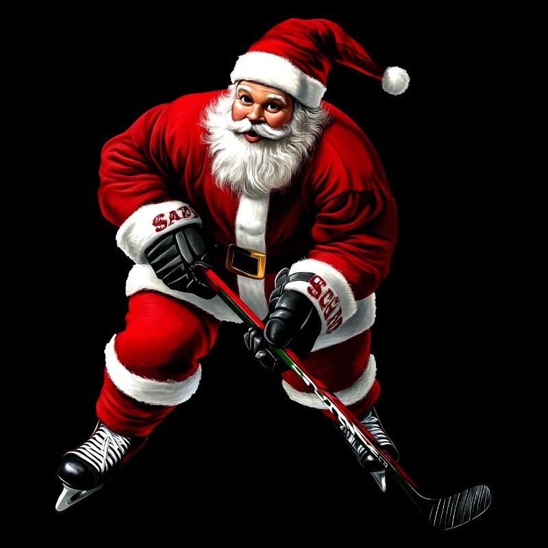 Weihnachten Eishockeyspieler