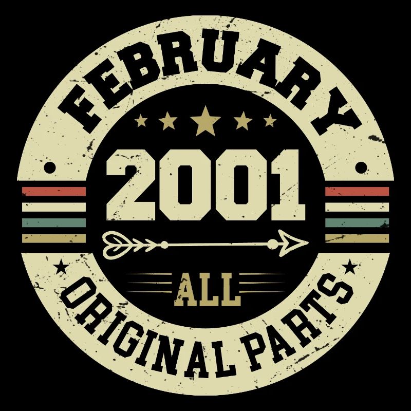 Février 2001 Vintage Cadeau d’anniversaire 2001