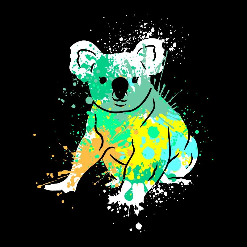 Splash Art Koala Bear