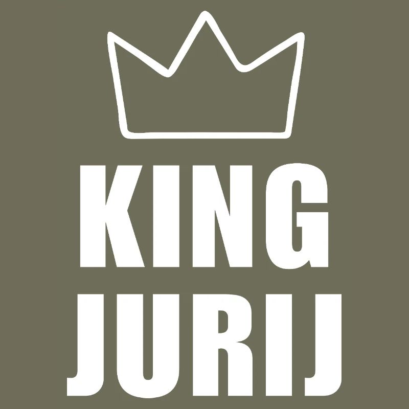 Jurij Name mit Buchstabe J - King Crown Hemd