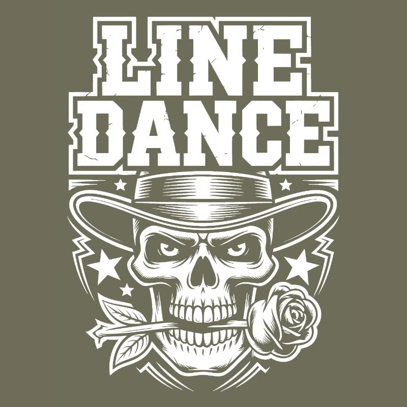 Line Dance Skull Tee