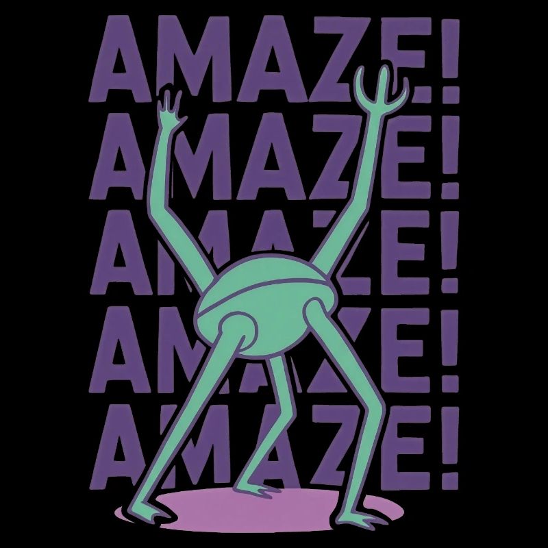 Rocky Amaze Alien Greeting