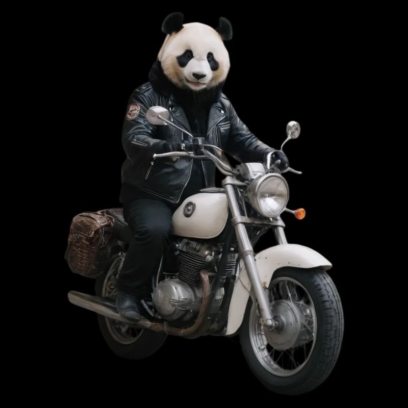 Biker Panda