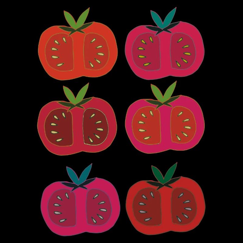 Tomates 6 fois multicolores