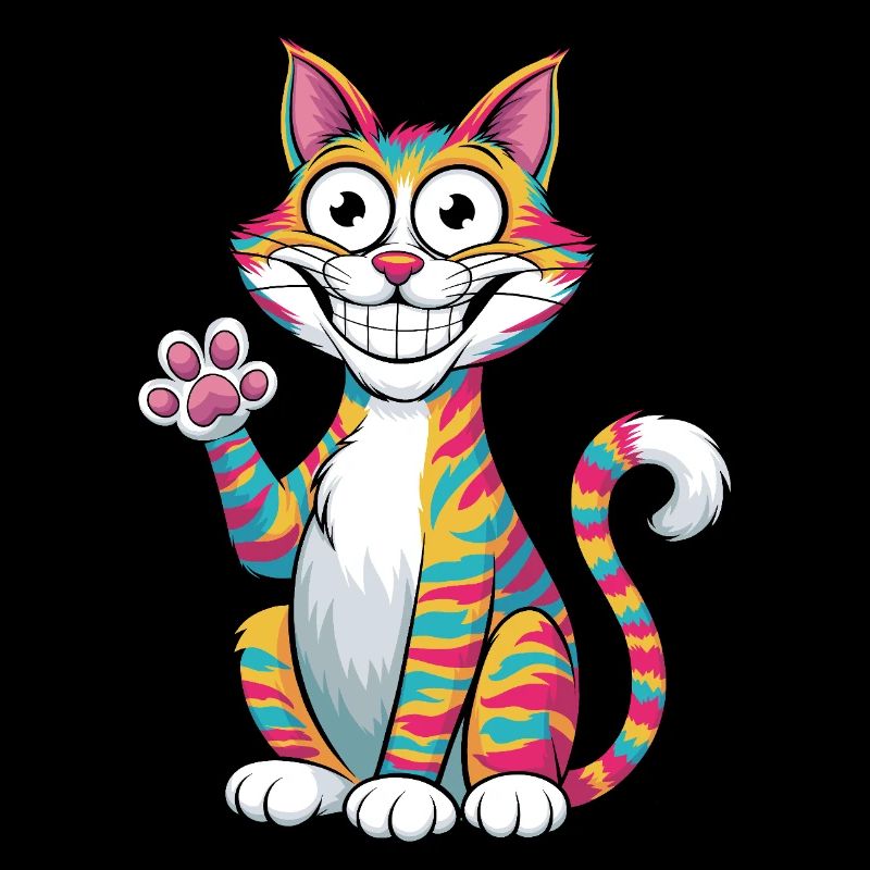 Winkende Katze