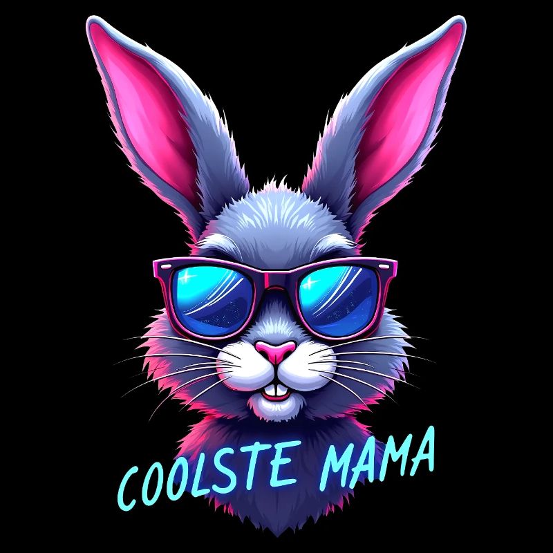 Coolste Mama Geschenk coole Mutter cool Hase
