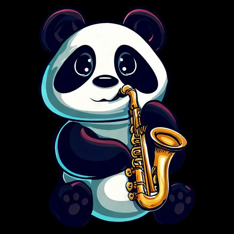 Panda Saxophones Classical Music Jazz