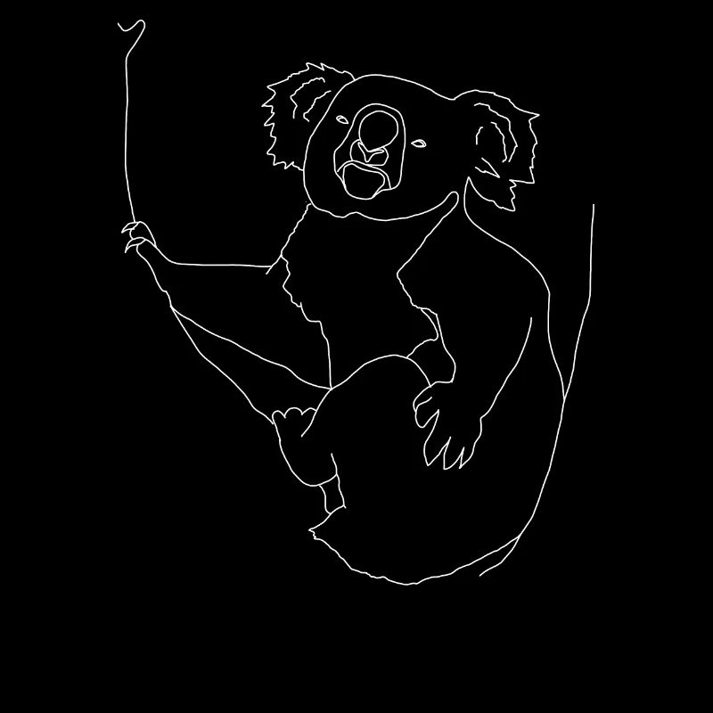 Lineart Koala