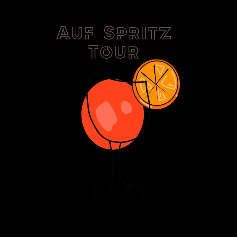 Joyride, Cocktail,Aperoli, Orange,Drawing