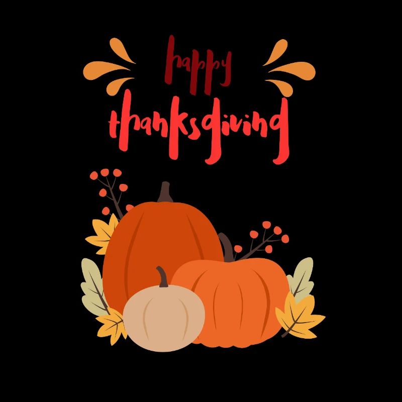 Thanksgiving Fall Pumpkin Scene
