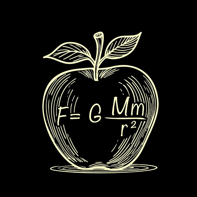 Gravity Apple: Physische Zeichnung