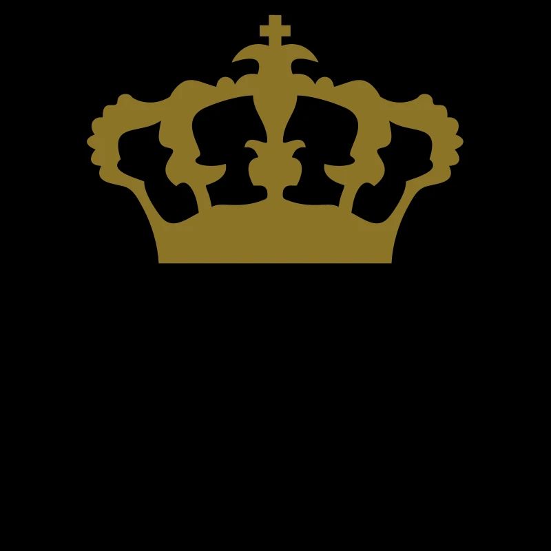 La conception de la couronne du roi textlogo refro