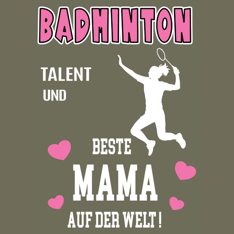 Badminton Beste Mama Mutter Muttertag Geburtstag