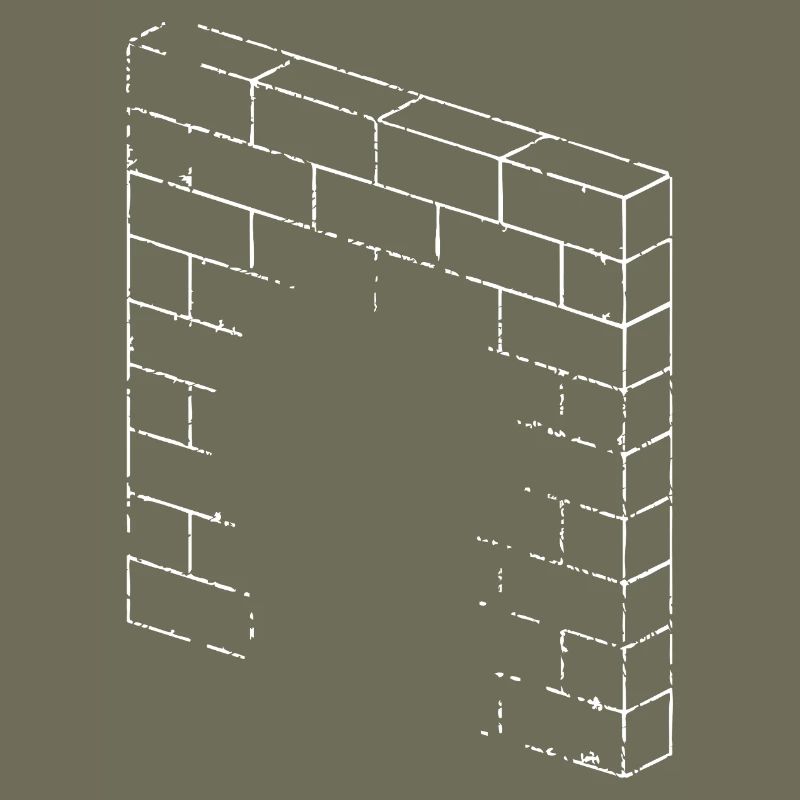 Kaputte Mauer