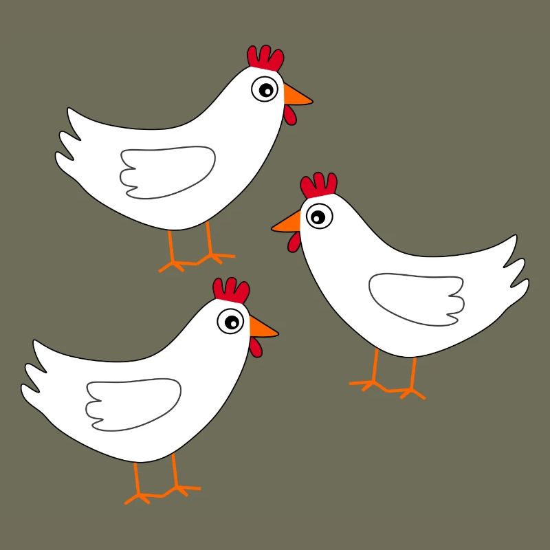 Chicken White White Chickens Hens Easter