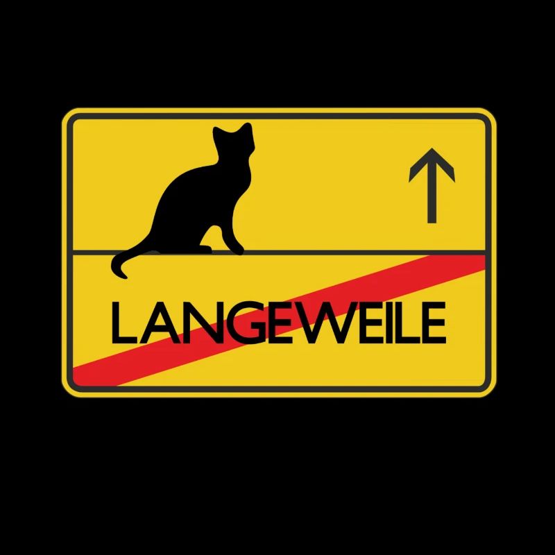 Ortsschild Katze Geschenk